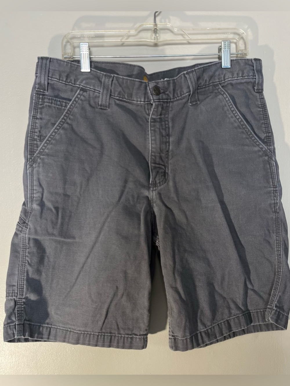 Gray Carhartt relaxed fit shorts